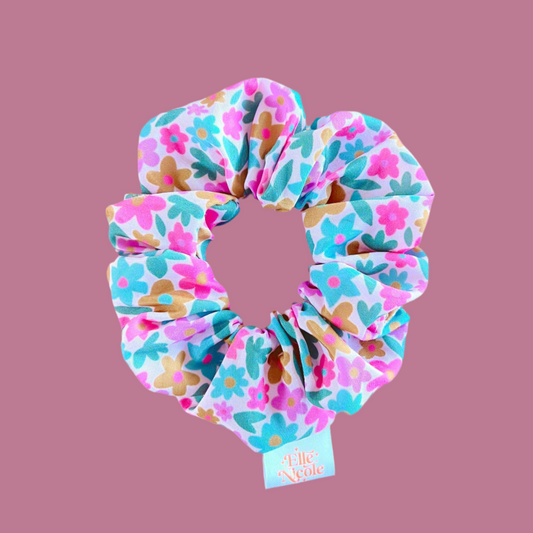 Scrunchie - Sage Bloom Pattern - Hair Accessory