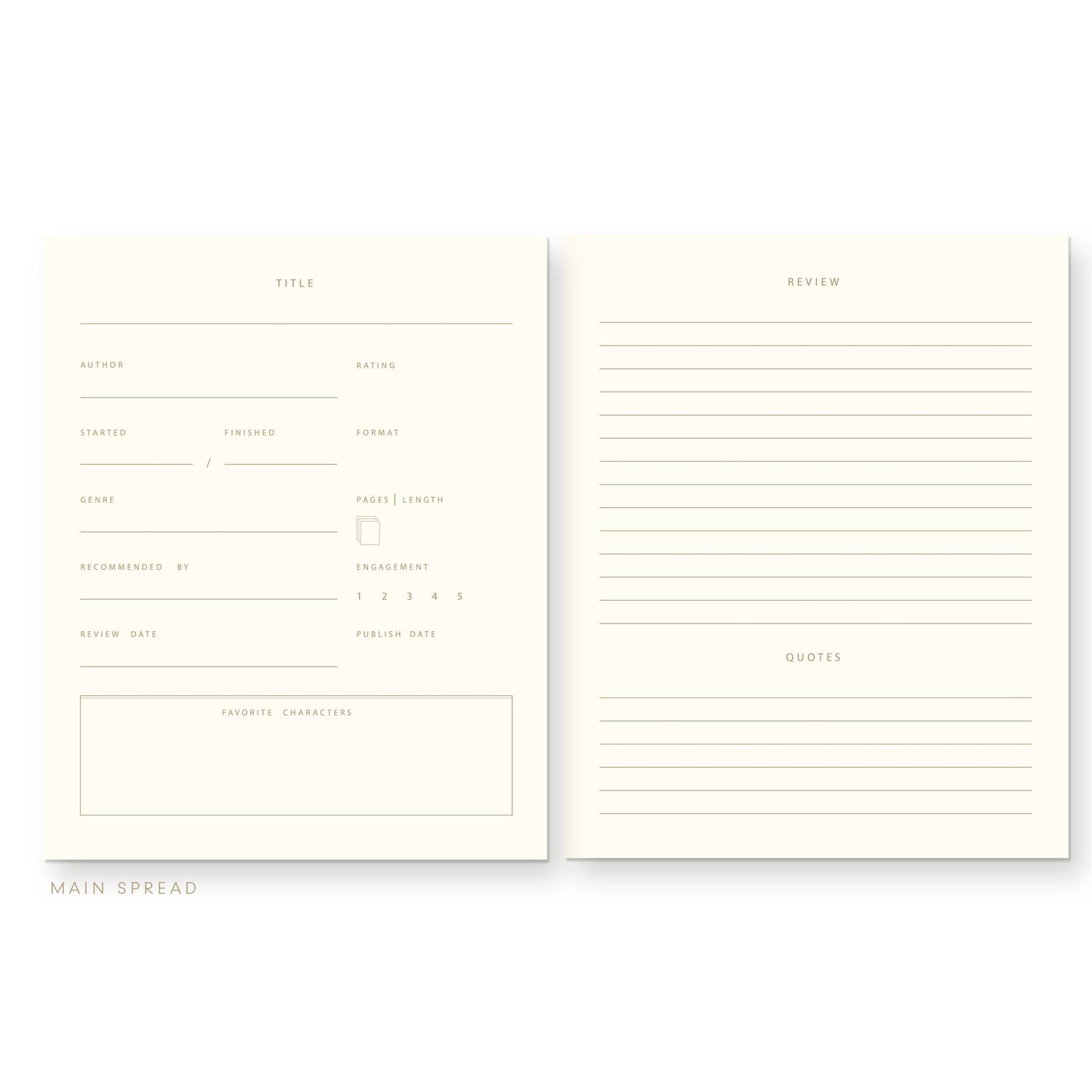 Books Are Magic Book Log Journal