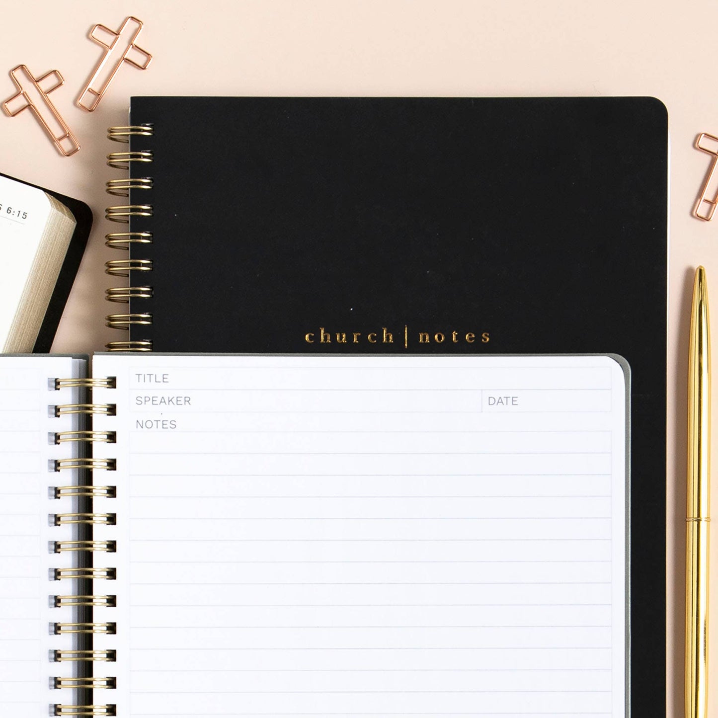 Black Church Notes Bible Study Notebook with Maps