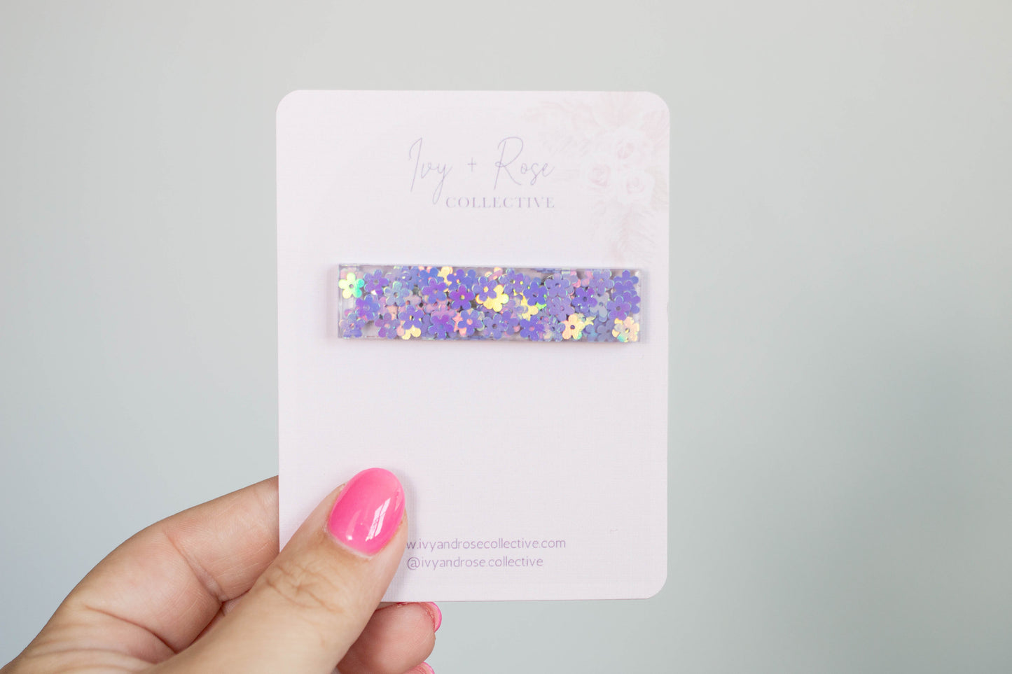 Confetti Clip | Color + Size Options