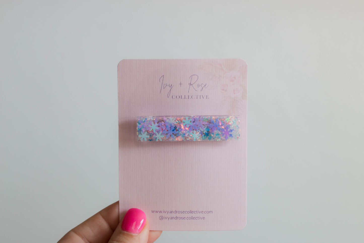 Holiday Confetti Clip | Color + Size Options