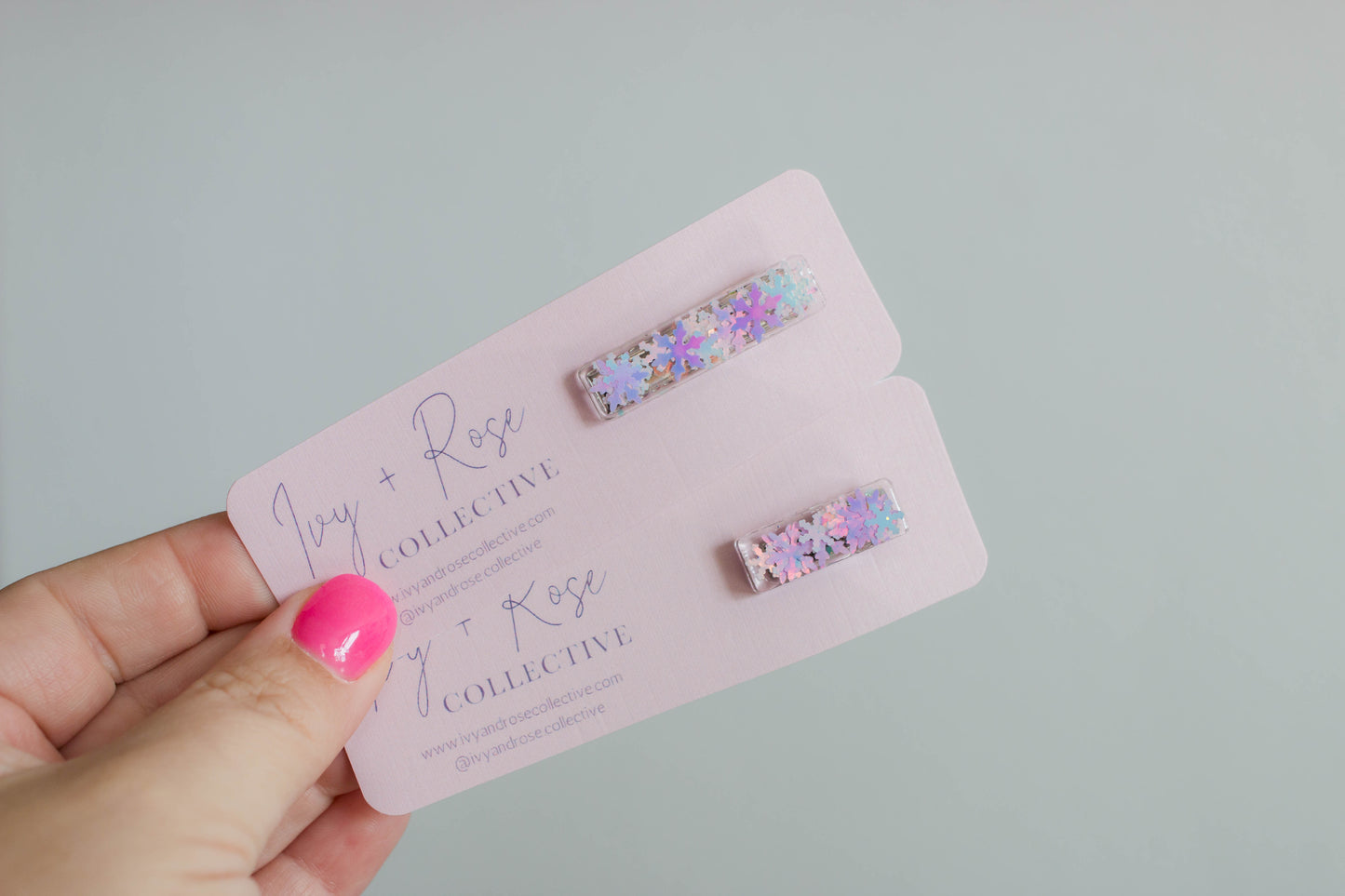 Holiday Confetti Clip | Color + Size Options