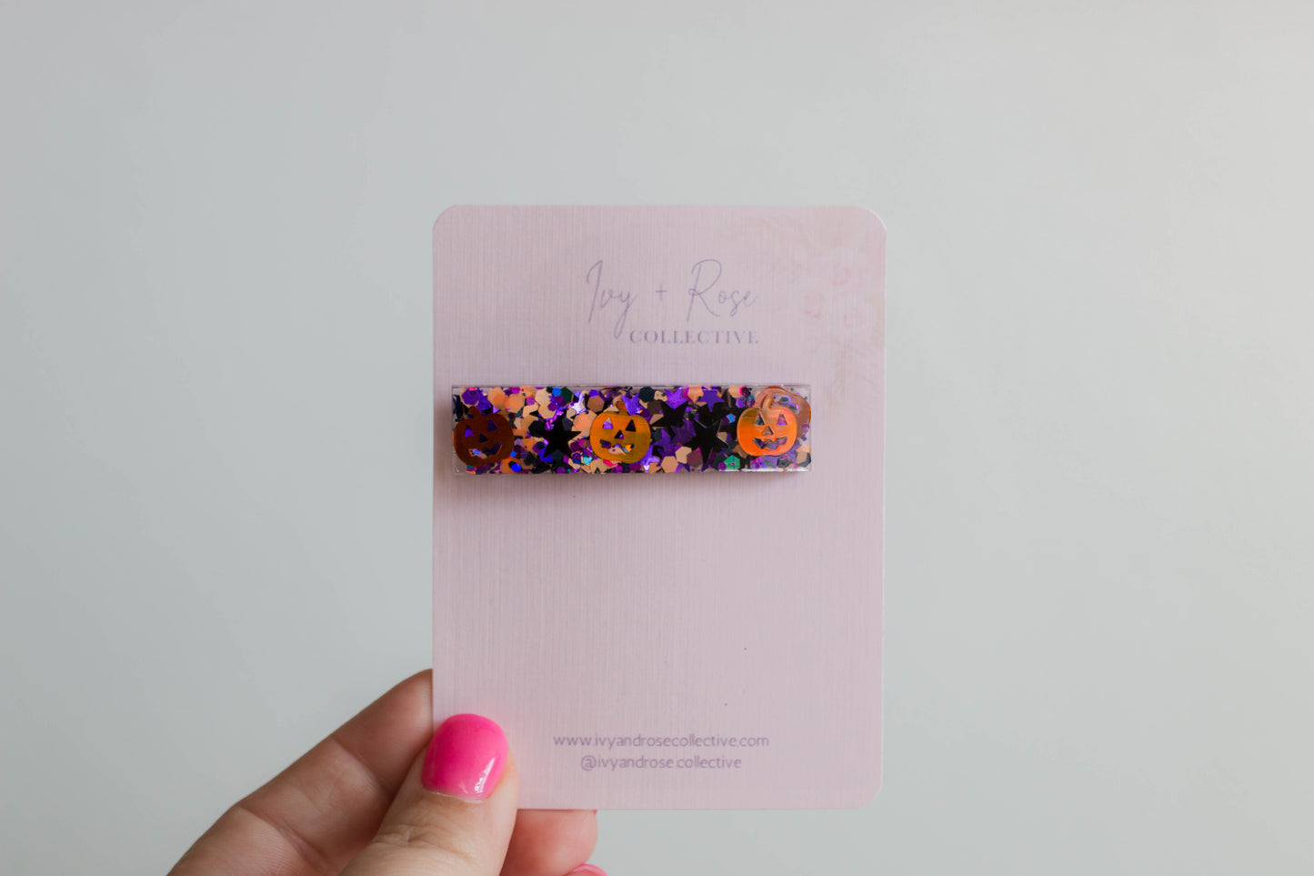 Halloween Confetti Clips | Size + Color Options