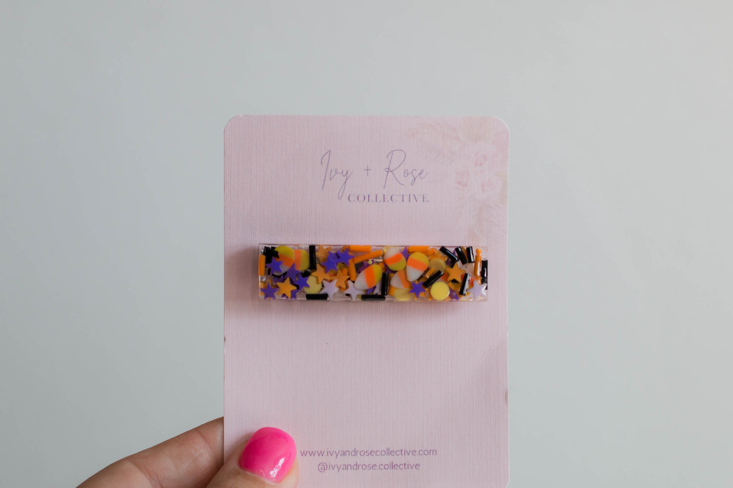 Halloween Confetti Clips | Size + Color Options