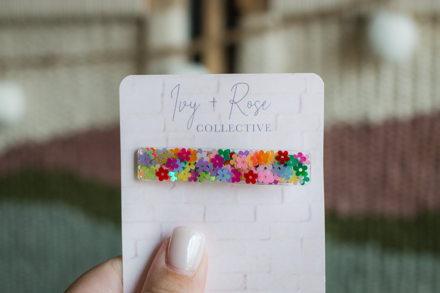 Confetti Clip | Color + Size Options