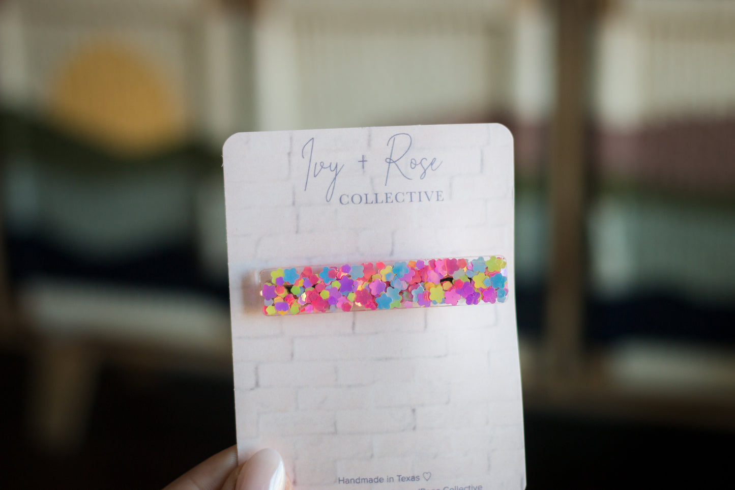 Confetti Clip | Color + Size Options
