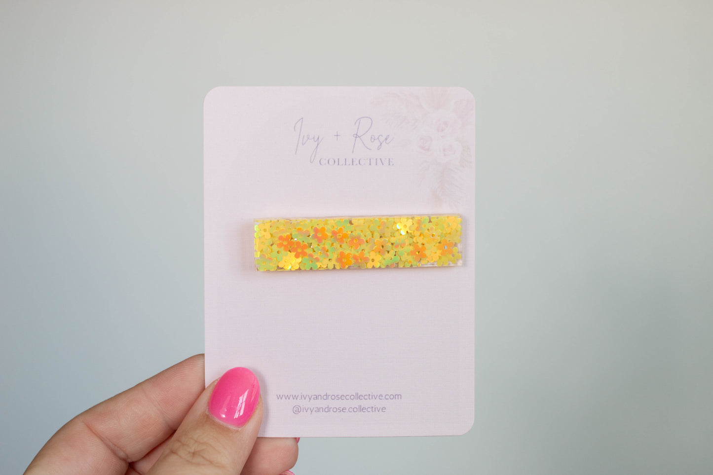 Confetti Clip | Color + Size Options