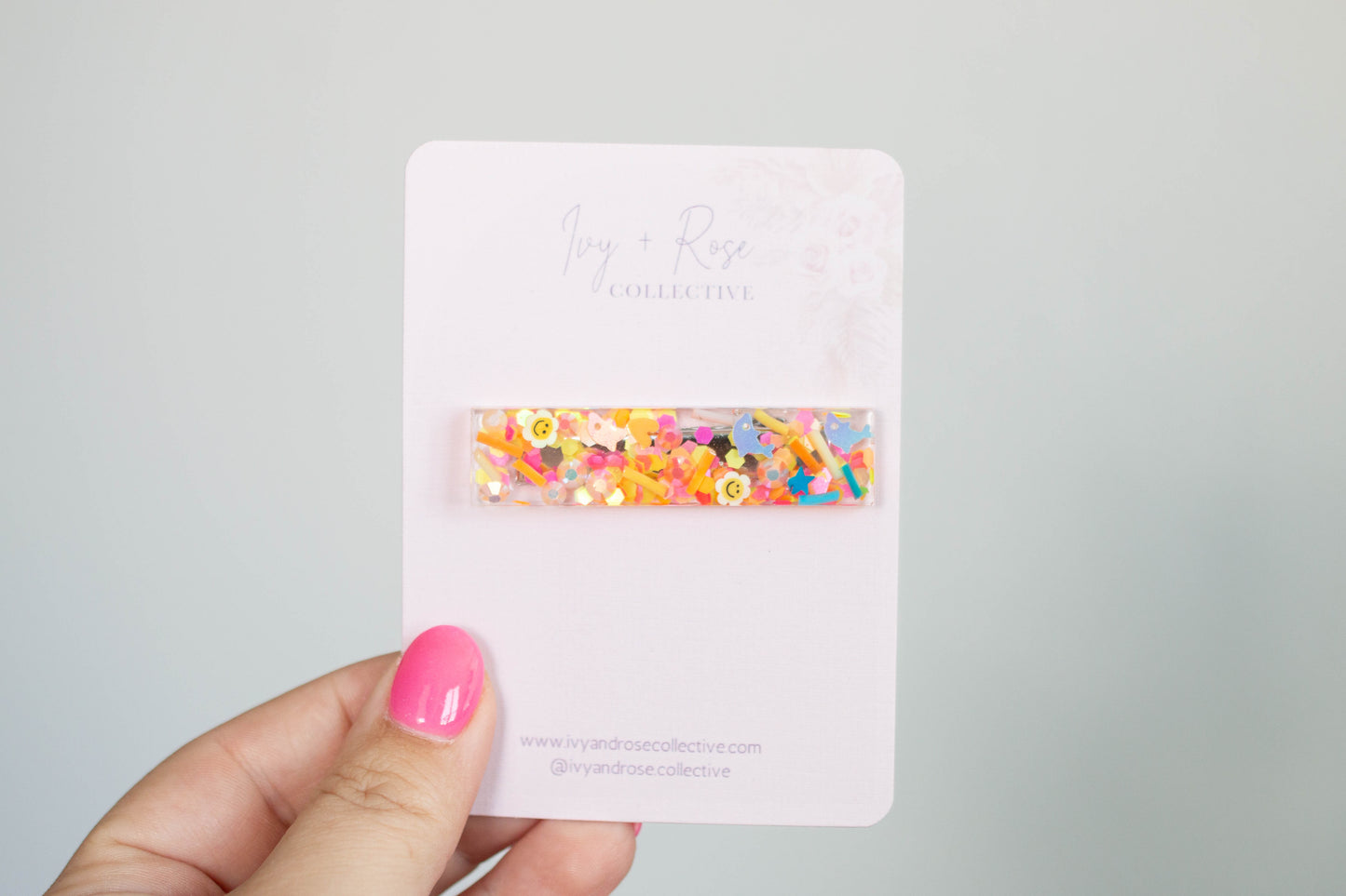Confetti Clip | Color + Size Options