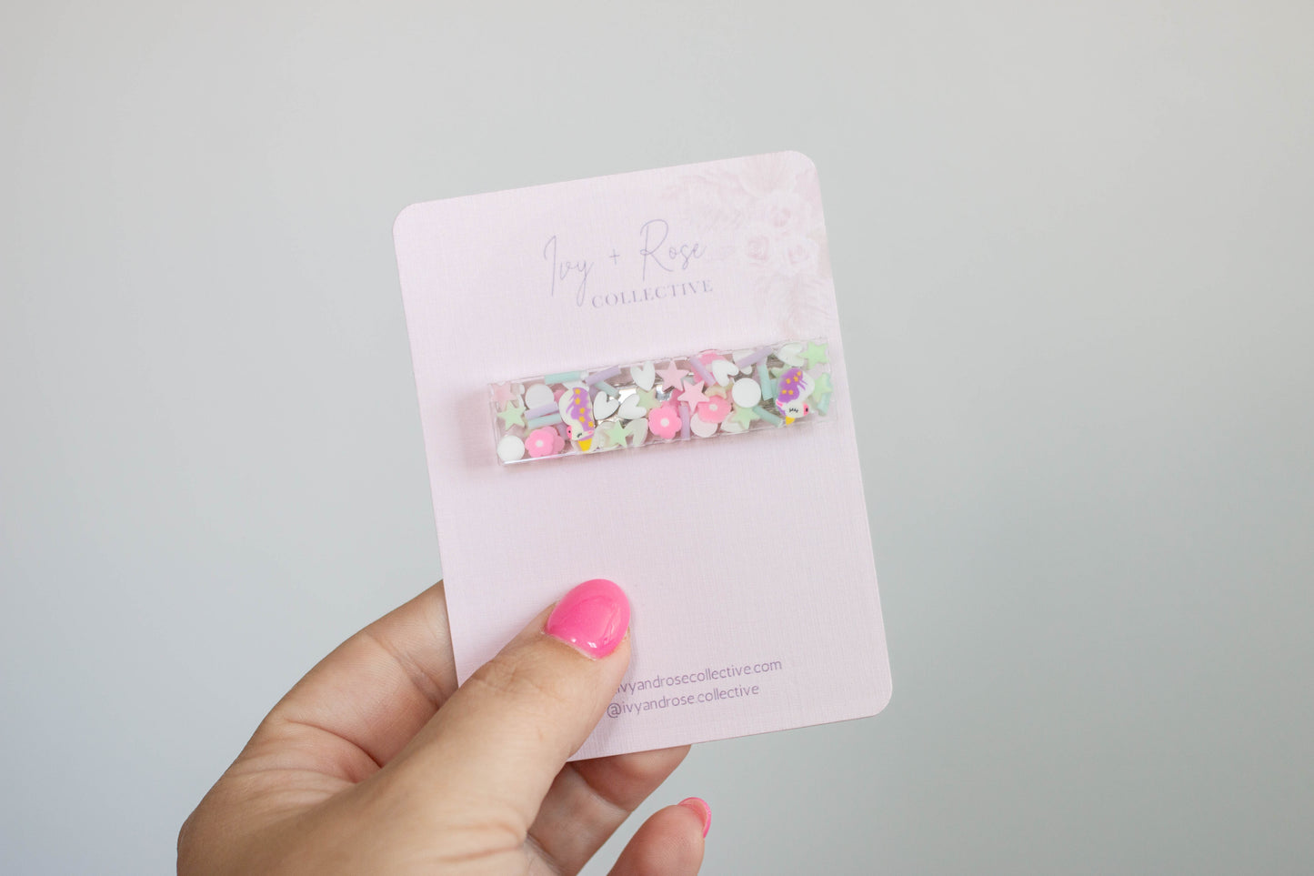 Confetti Clip | Color + Size Options