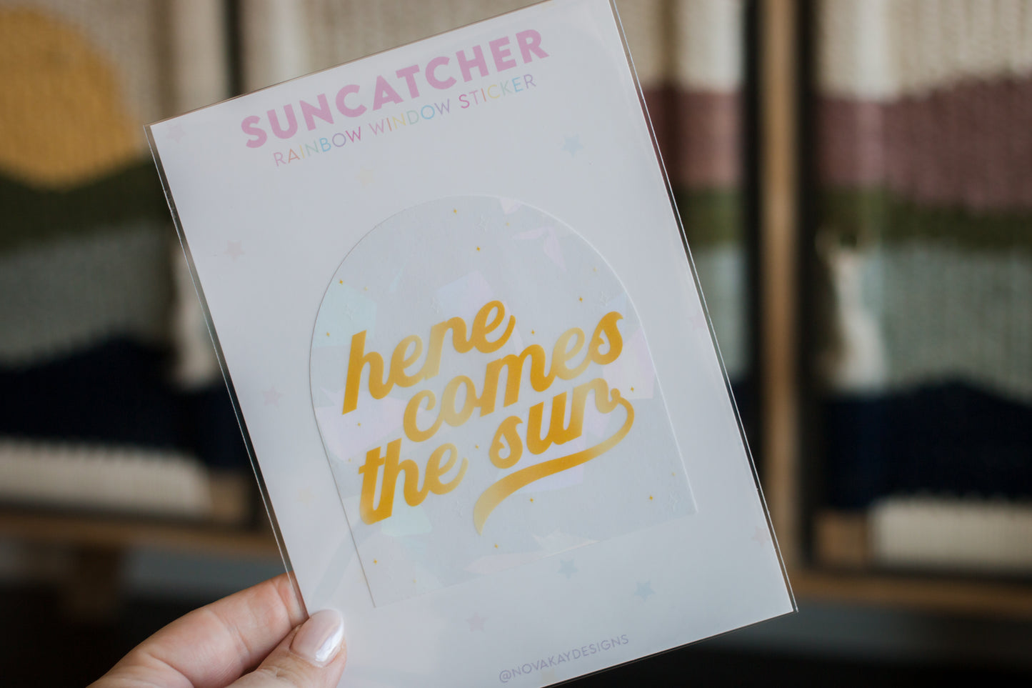 Here Comes the Sun | Sun Catcher Decal