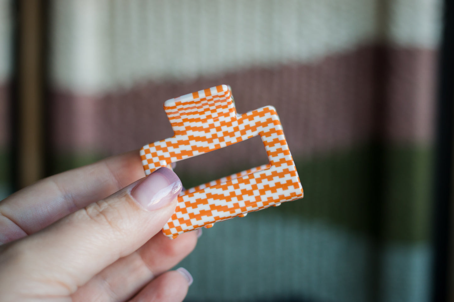 Checkered Clip | Size + Color Options