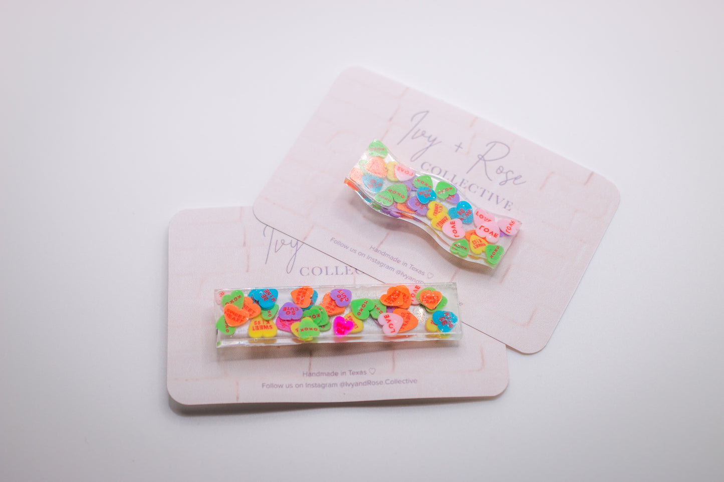 Valentine's Hair Clips | Color + Style Options
