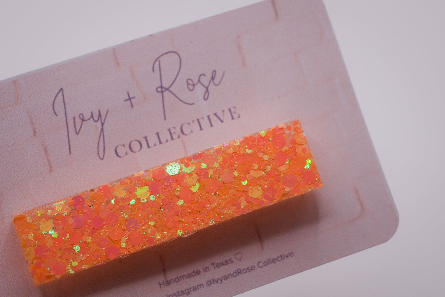 Glitter Clip | Color + Size Options