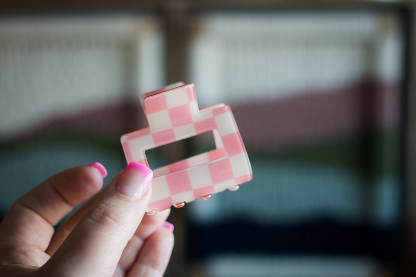 Checkered Clip | Size + Color Options