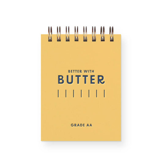 Better With Butter Mini Jotter Notebook
