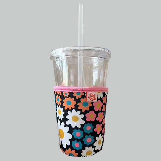 Coffee Cup Cover - Darling Daisies - Iced Drink Sleeve