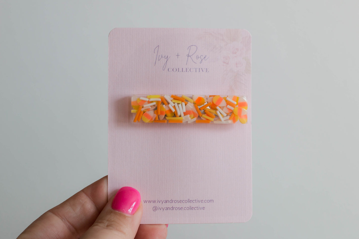 Halloween Confetti Clips | Size + Color Options