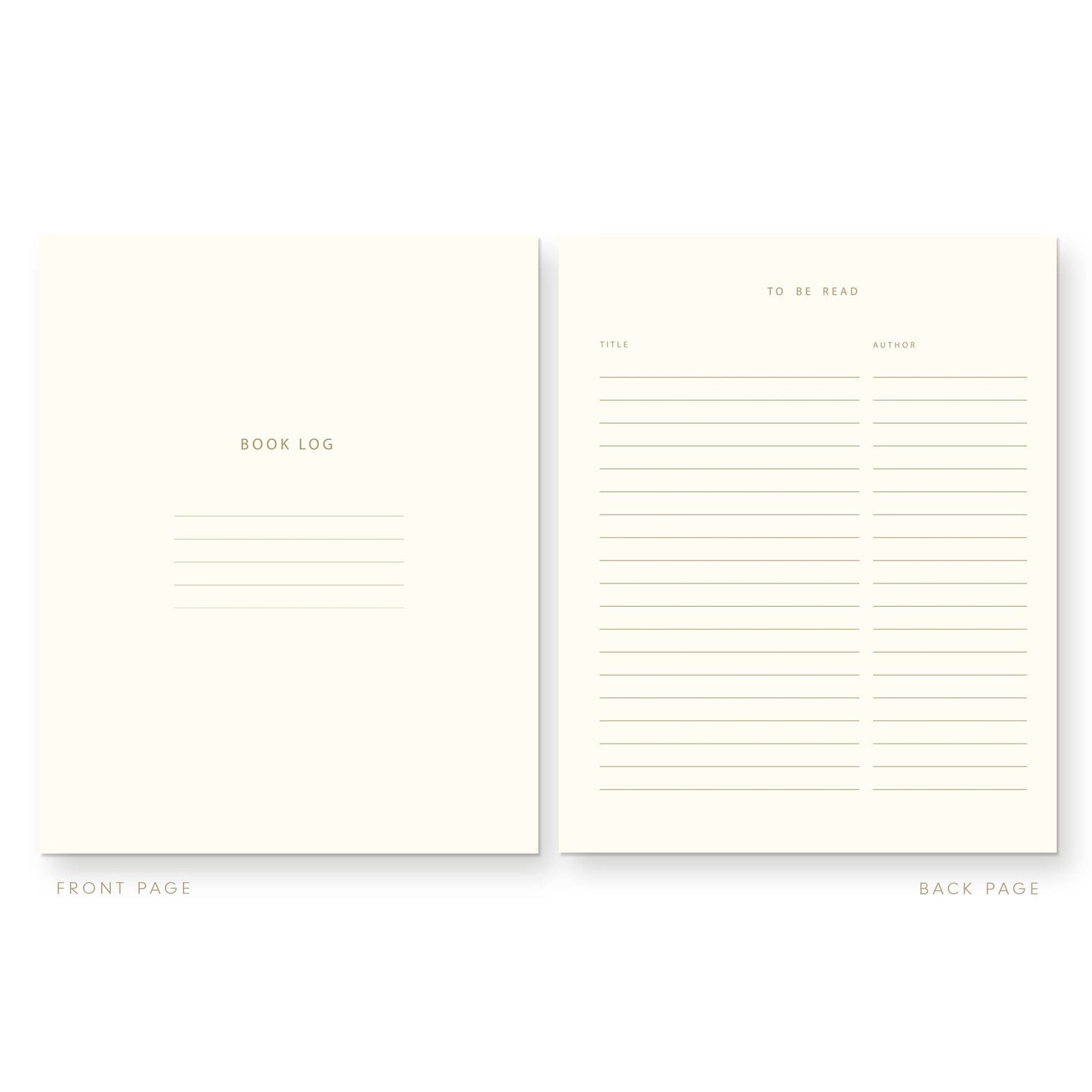 Books Are Magic Book Log Journal