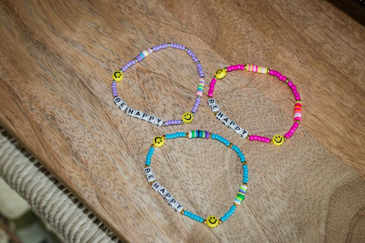 Be Happy Bracelet | Color Options